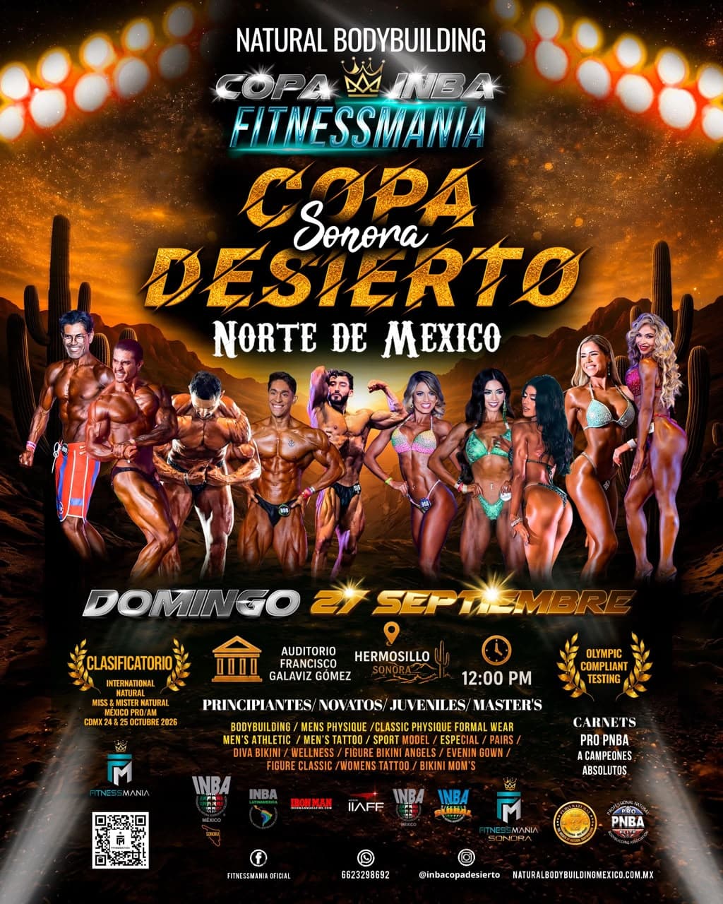 Flayer Oficial INBA Copa Desierto 2026